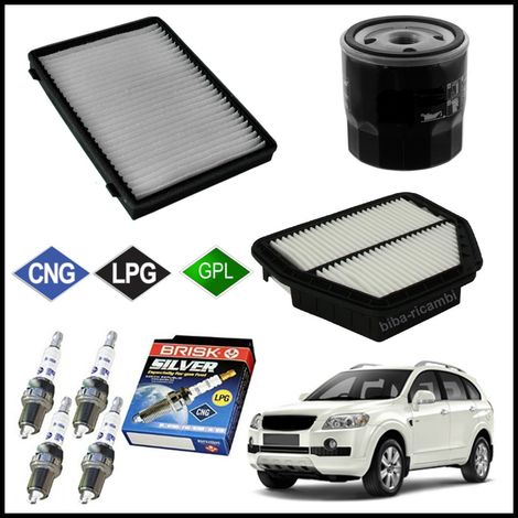 Bs-112 kit specifico gpl / metano chevrolet captiva 24 100kw 2007