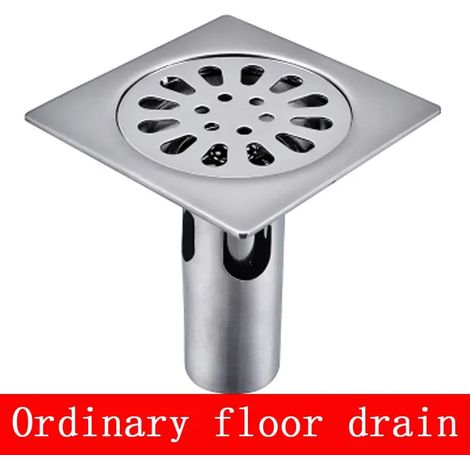 (Deep water seal)Shower Drain Thick Stainless Steel Floor Drain Ordinary Bathroom Toilet Kitchen Balcony Dedicated To prevent odor BaIDaiMoDeng (1/4)