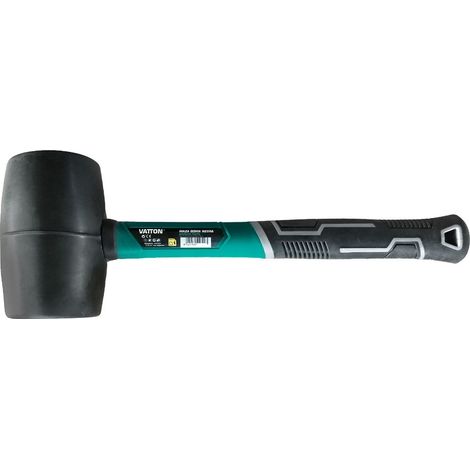 MAZA GOMA M/FIBRA NEGRA 680gr.