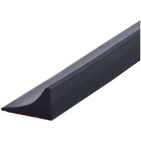 100CM Barriere De Douche Silicone,Barre De Seuil De Douche Anti Débordement Autocollant,Barrage Eau Douche,Seuil Douche Barrage D'eau,Barrière De Douche Pliable Pour Sol De Salle De Bain-noir (1/4)