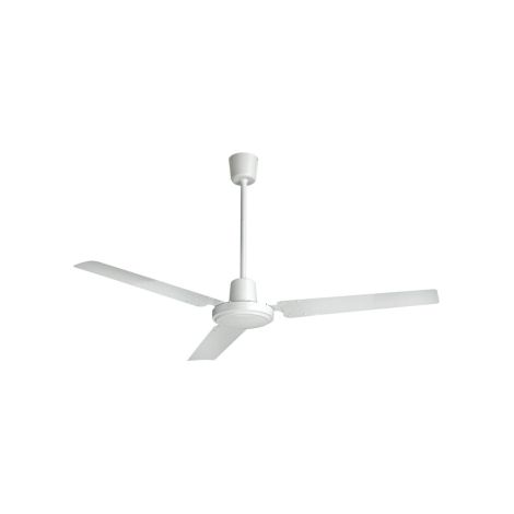 Ventilatore da soffitto in alluminio bianco - Mod. Michelangelo