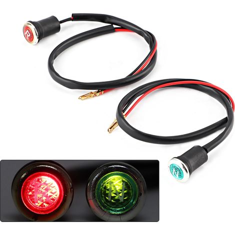 Klaxon électrique universel miniature super puissant de 7,6 cm (3 pouces), étanche, en métal, 12 V, 105 dB, en acier inoxydable pour moto. (1/5)