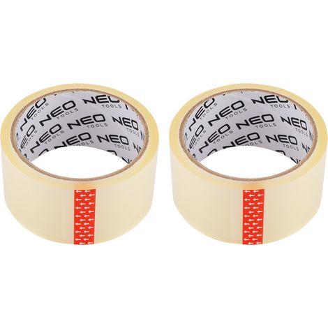 Nastro adesivo trasparente per imballaggio 48 mm x 40 m, 1+1 set (1/5)