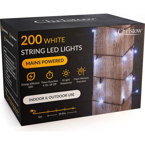 LED Christmas String Lights with Timer (1/5)