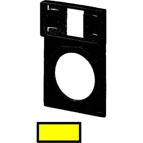 Support +étiquette sans inscription jaune EATON Q25TGE-05