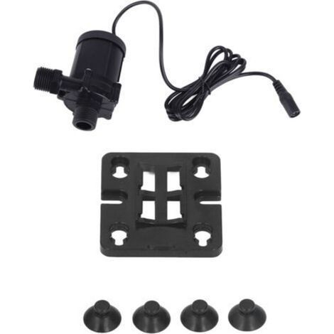 Pompa di pressurizzazione con motore senza spazzole, bassa rumorosità, 12 V CC, 30 W, portata di 800 l/h, prevalenza di 12 m, per riscaldamento (1/5)