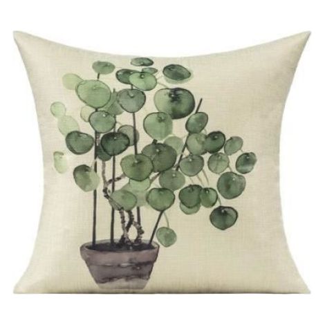 Housse de coussin - Non spécifié - 16 x 16 - Vert - Lot de 4 - Design contemporain (1/4)
