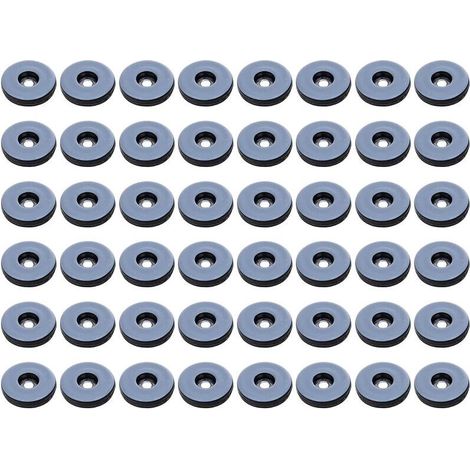 19-mm-Möbelgleiter, Set mit 48 runden PTFE-Möbelgleitern, stoßfeste Gleiter für Möbel (rund)