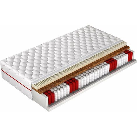 Colchón ComfiDream Natura , Con muelle (Pocket), Paquete de vacío, La espuma de poliuretano, Dos niveles de firmeza, Capa de coco, 7 zonas anatómicas, Fieltro, Dos caras (1/5)
