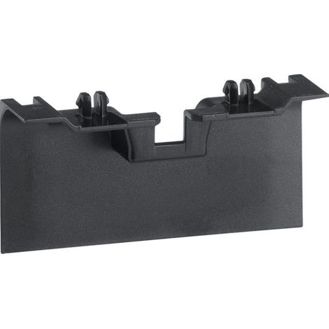 Pièce de recouvrement de support d'appareillage pour plinthe SL20115 noir (SL20115AF9011)