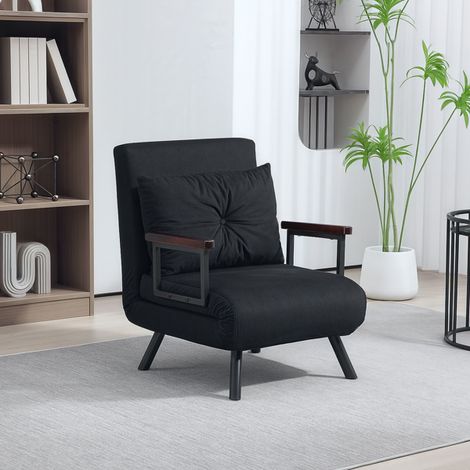 Versatile Loveseat Sofa Bed with Adjustable Backrest and Washable Covers,Dark Grey Velvet Upholstery,Easy Assembly,120kg Capacity