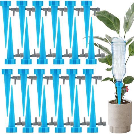 Irrigation Goutte à Goutte Kit, 30 Pièces Kit d'Irrigation Automatique Réglable, Goutte À Goutte Bouteille, Arroseur Automatique Plantes avec Vannes, pour Jardin, Potager, Intérieur et Extérieur (1/5)