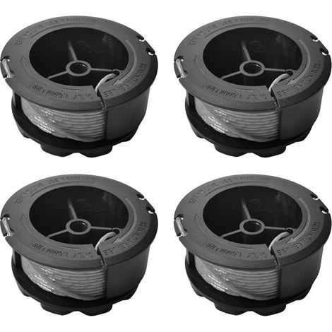 Bosch F016800570 Lot de 4 bobines de rechange pour débroussailleuse Bosch Universal GrassCut 18 18-26 18-26 18-260 1,6 mm x 6 m (1/5)