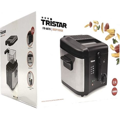 Tristar FR-6878 2,5 Liter Fritteuse 1.600 Watt schwarz"-"182025962