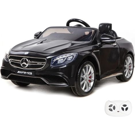 Mercedes S63 AMG Kinder Elektroauto 12V - Schwarz