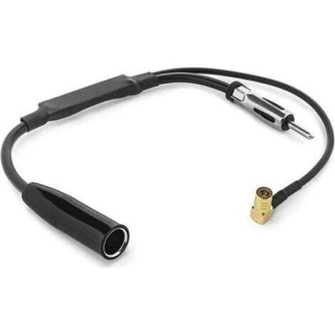 Pair Auto Antennes Adaptateur sur Connecteur Din, Antenne Dab Splitter SMB Adaptateur DIN Adaptateur, Antenna Splitter DIN Mâle Autoradio Dab Antenne, pour Antenne Radio FM De Voiture (1/4)