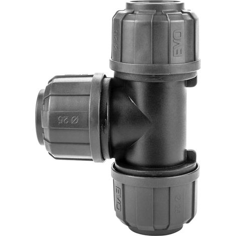 TE composite égal ø20mm pour réseau d'air comprimé - KR 7074 - CLAS Equipements