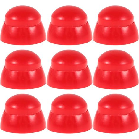Red Plastic Bolt Covers M10 for Playground 50 Pcs Protective Bolt Nut Caps - Secure Protectors for Boys and Girls Slide Structures (1/5)