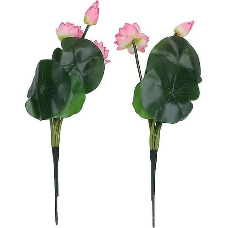 2 fleurs de lotus artificielles