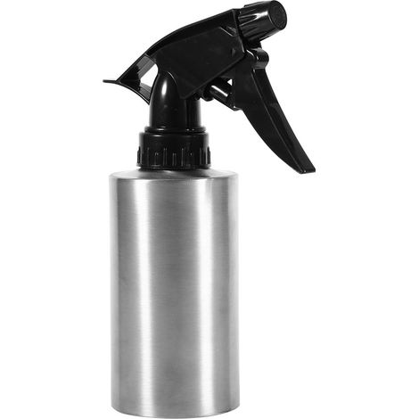 Vaporisateur Vide Pulvérisateur Remplissable 304 en Acier Inoxydable Main Appuyant sur Arrosoir Arrosage Pot Bouilloiremulti Fonctionnelle Pression de Pompe Intérieur Jardin Extérieur Plantes (250ML) (1/5)