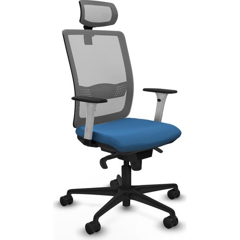 Sedia da ufficio piqueras y crespo bianca schiuma ergonomica (1/2)