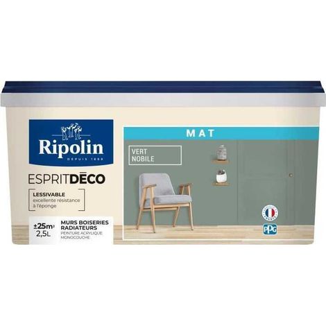 Ripolin Pintura verde noble mate 2,5 L (1/3)