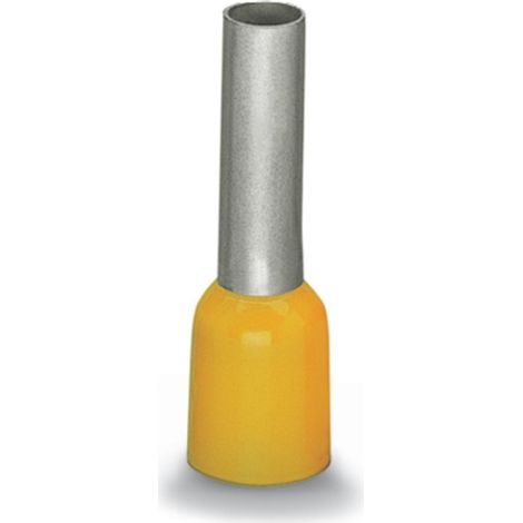 WAGO 216-208 Aderendhülse 6 mm² Teilisoliert Gelb 100 St. (1/2)