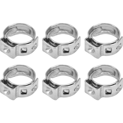 20 Pièces Collier Serrage Double Fil Acier Inoxydable, Résistant à la Corrosion pour Fixation Industrielle 10-13mm (1/5)