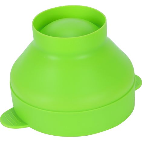 Bol à Popcorn Pliable en Silicone avec Couvercle - Accessoire de Cuisine DIY (Poignée Verte)