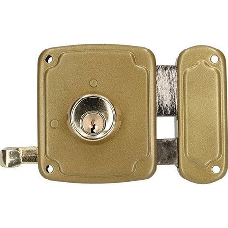 Serratura edm 80mm acciaio mano destra 3 chiavi