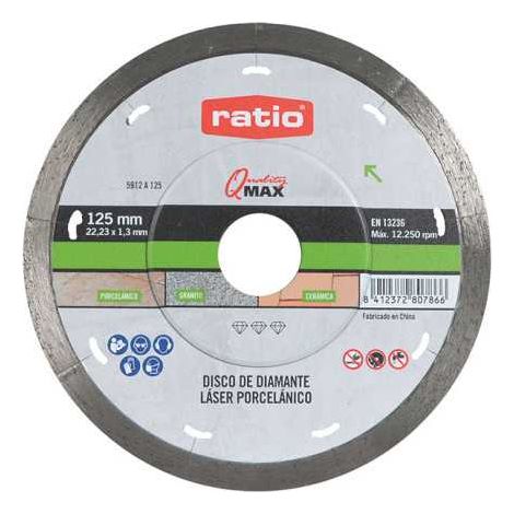 Disco Diamante Porcelánico Fast/Clean 125mm RATIO
