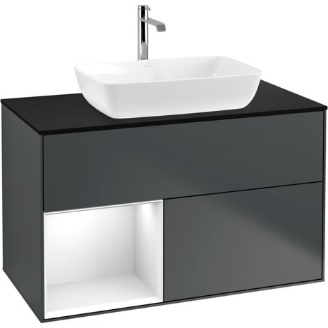 Villeroy & Boch F772GFHG Meuble sous-vasque Finion F77 (1/2)