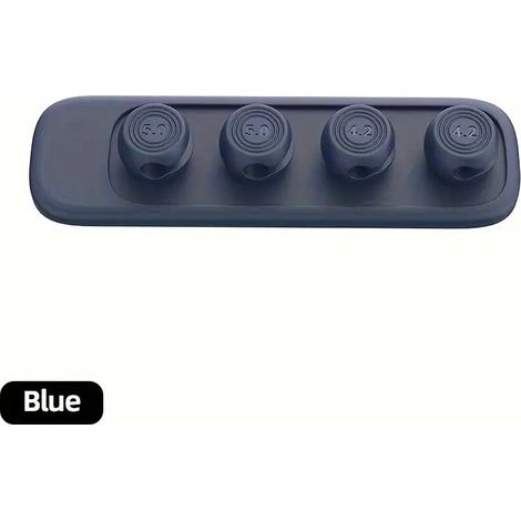 Clip organiseur de câbles en silicone avec aimant multi emplacements pour fixer les fils de charge sur bureau et voiture