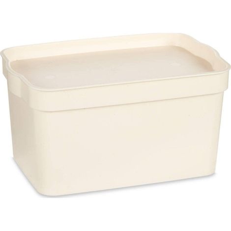 Kipit Multifunktionale Kompaktaufbewahrungsbox in Creme