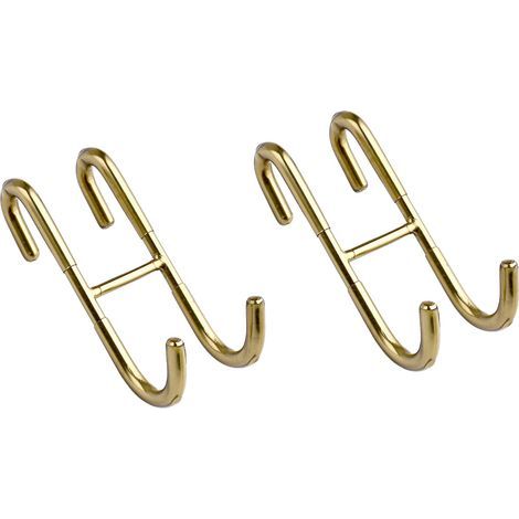 Hook Pour Porte De Douche En Verre - Acier Inoxydable 304 - Sans Perçage - Compatible Porte Sans Cadre - 1 Pièce (1/4)