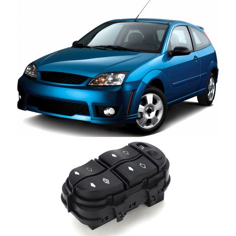 Elektrischer Fensterheberschalter Fahrerseite für Ford Focus 2000-2007 (7S4Z14529A) (1/5)