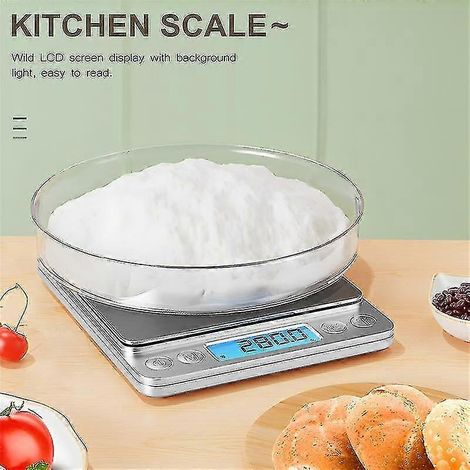 Mini balance électronique portable 500 g x 0,01 g, étui de poche, balance de cuisine et de bijoux. (1/5)