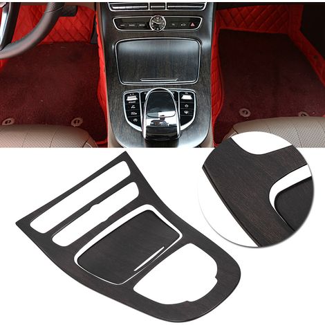 Garnitures de Panneau de Levier de Vitesse pour Mercedes Classe E W213 16-18, Bois de Chêne, Kit de 2 Pièces (1/5)