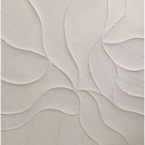 Panneau mural décoratif ondulé effet bois topo élégant - beige topo effet bois naturel (1/3)