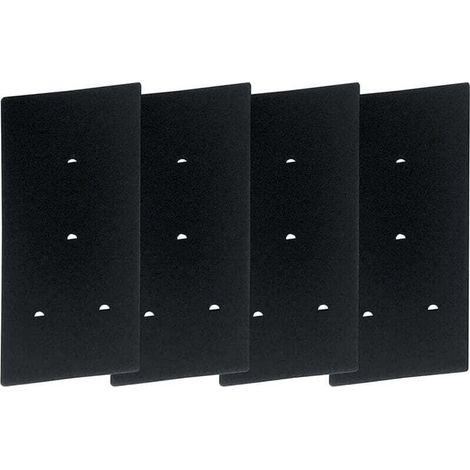 4er-Pack Filter für Bauknecht Privileg Whirlpool HX 481010716911 Wäschetrockner – Wärmepumpentrockner – 230 x 115 x 14 mm – Schwammfilter – Kondensationstrockner – Crezuo