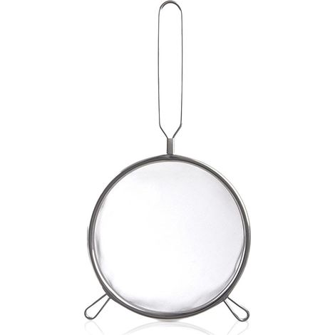 Küchensieb aus Stahl mit Griff, 16 cm Durchmesser