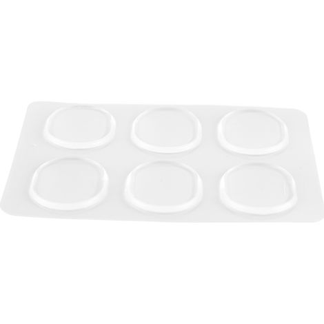 6 Coussinets en Silicone Transparent pour Batterie, Antivibratiles pour Pratique à Domicile, Pads Amortisseurs Souples (1/5)