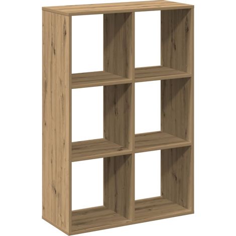 Maison Exclusive - Raumteiler-Bücherregal Artisan-Eiche 69,5x29x1