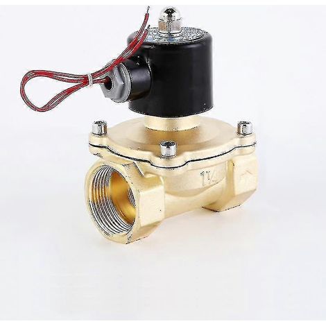 1-1/2" Solenoid Valve DN40, Normally Closed, Brass 220V