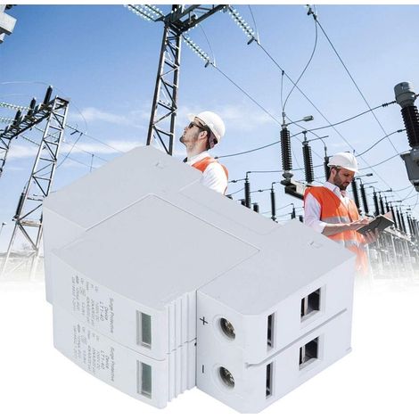 Parafoudre monoblocParafoudre modulaireParafoudre-2P 60KA parafoudreProtection contre la foudre photovoltaïque-903666mm (1/4)