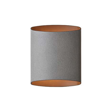 Sinne Applique Up & Down Structure Béton, Laiton, Interrupteur Sur Cordon 1x G9