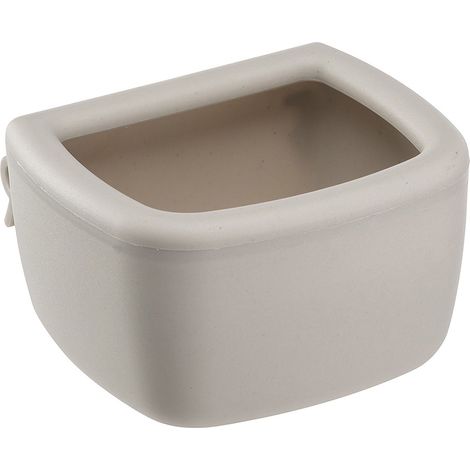 Ferplast CLIP 5706 SQUARE Mangeoire de voyage pour chiens et chats, gamelle en plastique Ferplast CLIP 5706 SQUARE pour nourriture et eau. Capacité 0,4 litre.. Variante CLIP 5706 SQUARE - 0,4 L - Misu