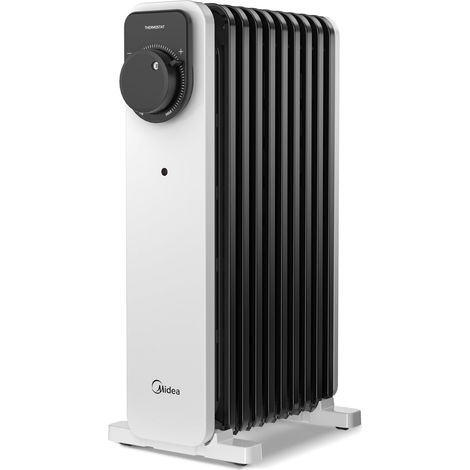 Radiateur À Bain D'huile 2000W, 9 Ailettes, Blanc (1/5)
