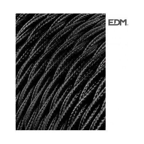 Cable EDM 11878 C41 Negro 2 x 0,75 mm 5 m