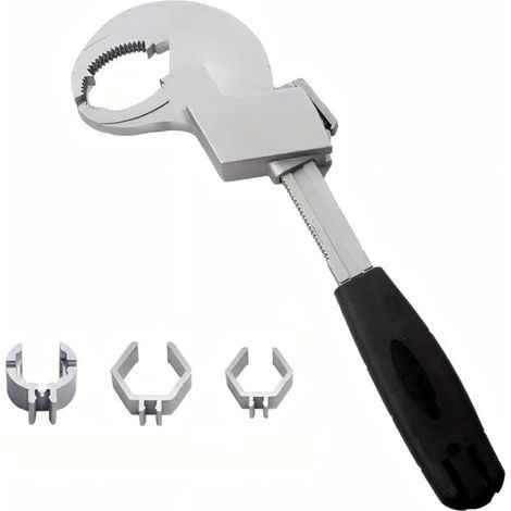 Multifunctional wrench for bathroom pipes and taps - bathroom repair tool with adjustable opening. (1/5)